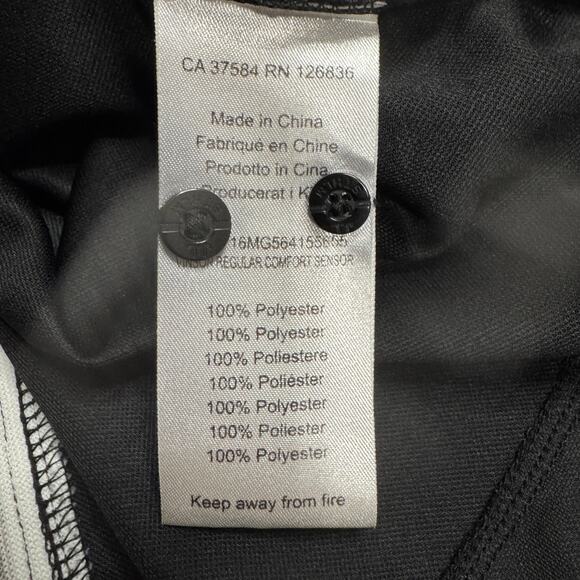 Men's J.Lindeberg Black  Short Sleeve‎ Regular Fit Performance Casual Polo M - Picture 7 of 9